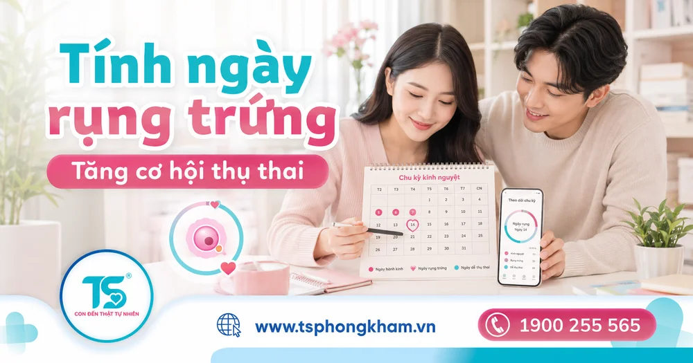 Cách tính ngày rụng trứng để tăng cơ hội thụ thai
