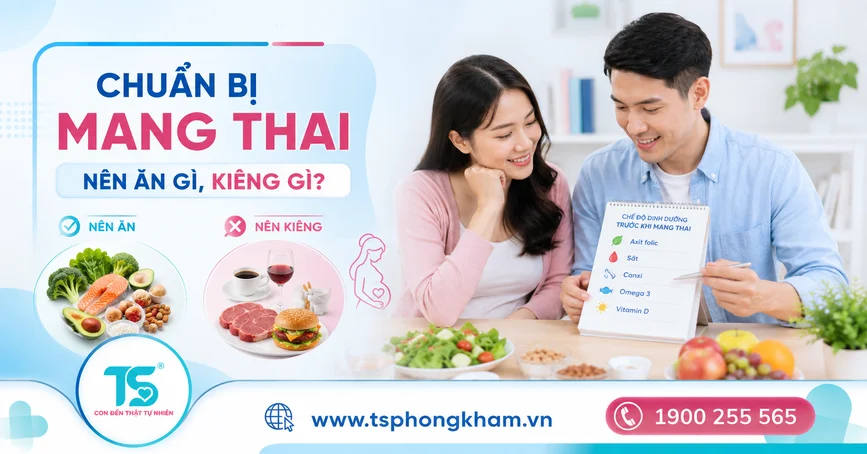 Chuẩn bị mang thai nên ăn gì, kiêng gì? Sự thật và lời đồn