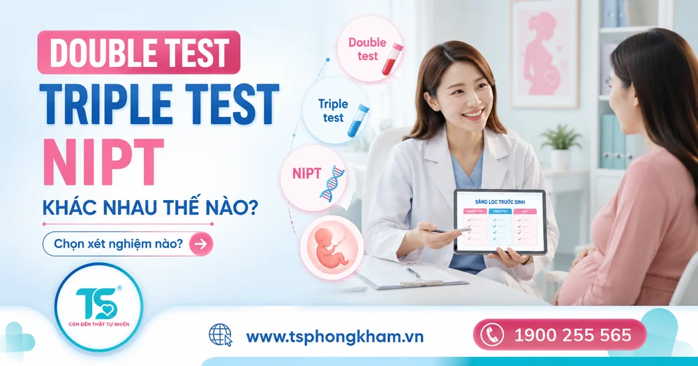 Double test, Triple test, NIPT khác nhau thế nào? Chọn xét nghiệm nào?