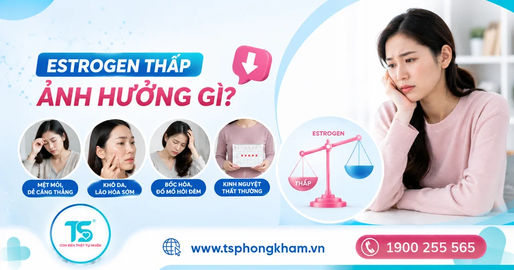 Estrogen thấp ảnh hưởng gì? Có nên tự bổ sung không?