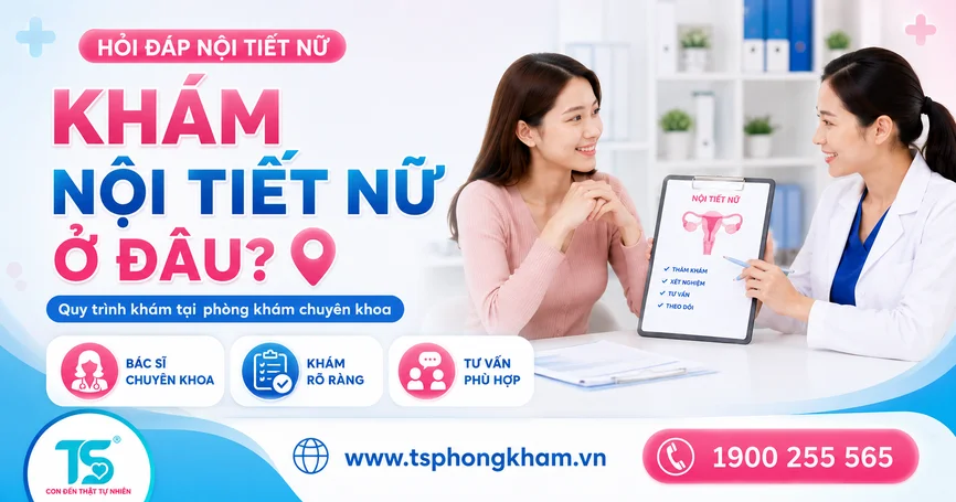 Khám nội tiết nữ ở đâu? Quy trình khám tại phòng khám chuyên khoa