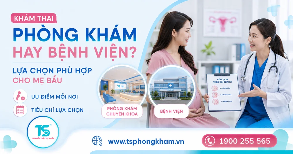Khám thai ở phòng khám chuyên khoa hay bệnh viện? Lựa chọn theo giai đoạn