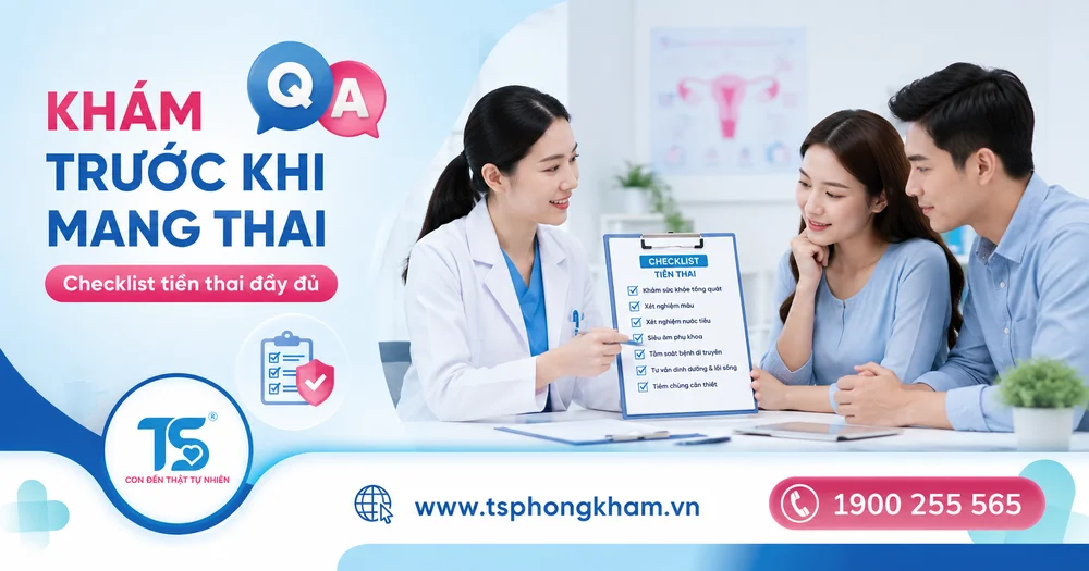 Khám trước khi mang thai gồm những gì? Checklist tiền thai đầy đủ