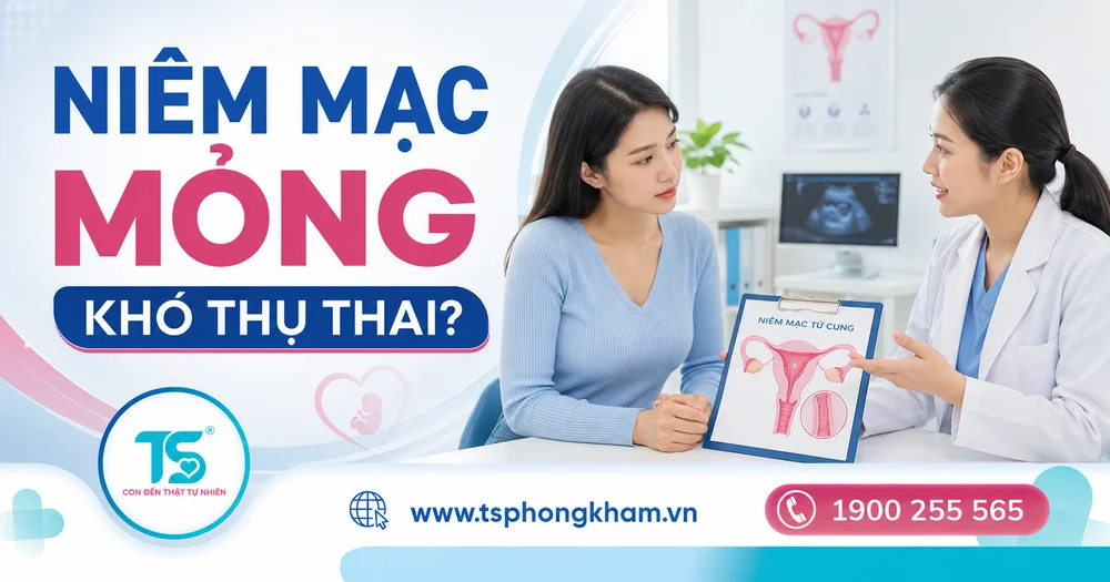 Niêm mạc tử cung mỏng ảnh hưởng thế nào đến thụ thai?