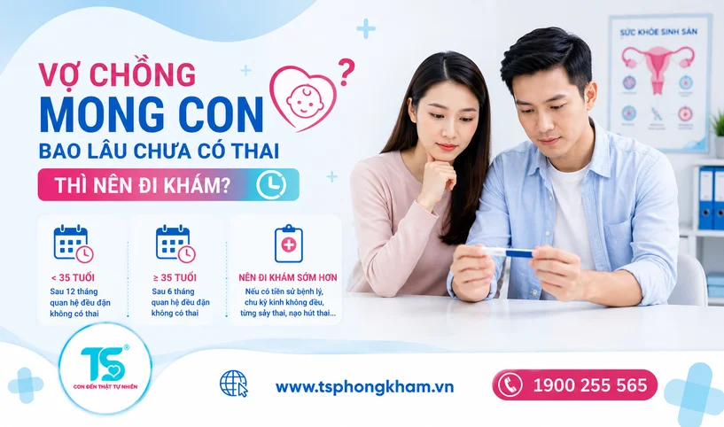 Vợ chồng mong con bao lâu chưa có thai thì nên đi khám?